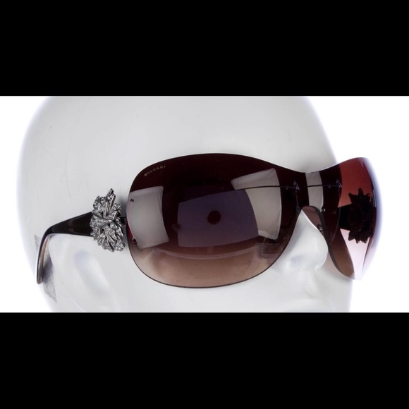 BVLGARI Accessories - Bvlgari Fancy Brown Sunglasses